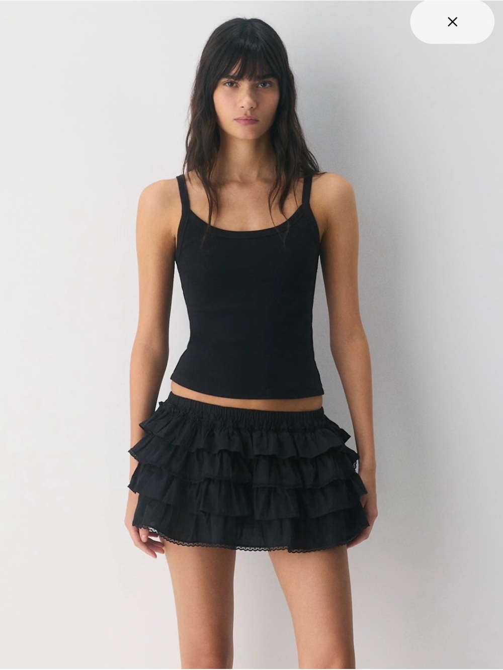 Aritzia Sunday Best Theo Ruffle Skort
